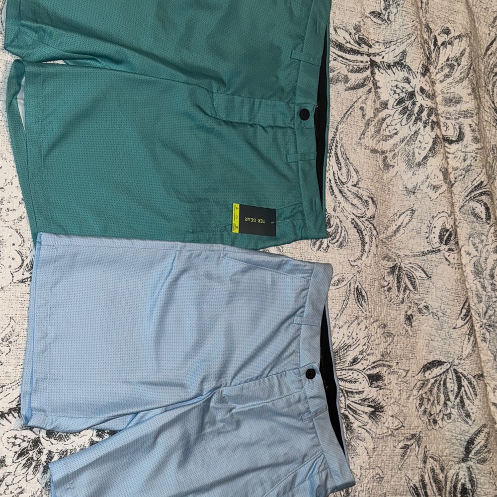 Set of 2 Brand New Tek Gear Golf Shorts